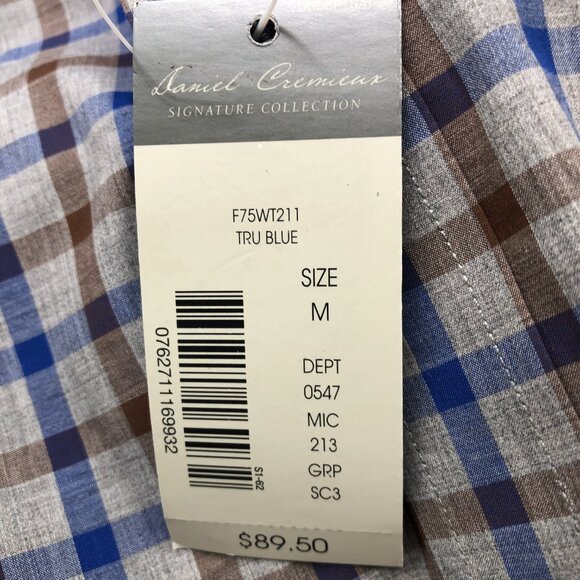 Daniel Cremieux  Men's Long Sleeve Shirt, Size Medium, Slim Fit 100% Cotton, NWT - Picture 10 of 11